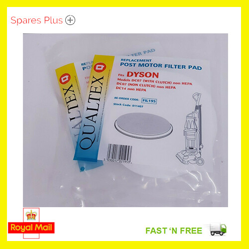 White post motor filter pad - post,