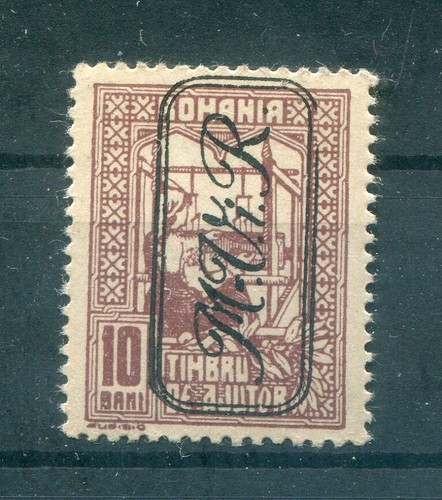 Romania war tax stamp with - tax,