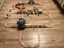 Wooden Railway Train Set