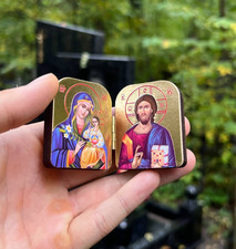 Diptych icon of Jesus Christ