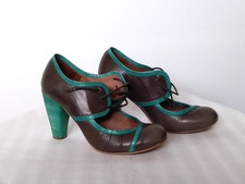 Faith Grey leather trimmed