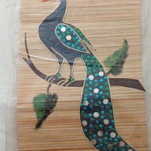 Bamboo peacock bird wall - bird,