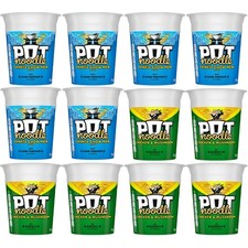 Pot Noodle 6x Chinese Chow Mein and 6x Chicken & Mushroom Instant Noodles 90g