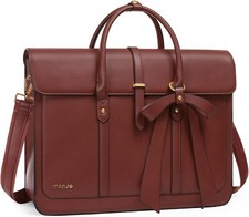 PU Leather Laptop Tote Bag