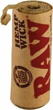 RAW Hemp Wick 6 Meter 20 Feet Natural Hemp & Beeswax Rolling Lighter Alternative