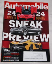 Automobile Magazine May 2013, Alfa Romeo, BMW 3 Series, Lambo Aventador Roadster