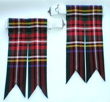 KILT FLASHES TARTAN BLACK