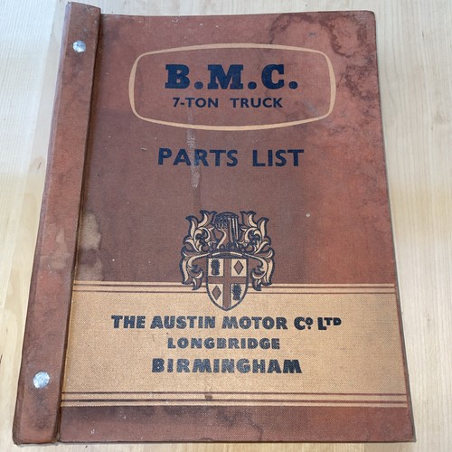 Bmc ton truck parts list - bmc, the
