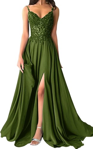Lace appliques prom dress - prom, for