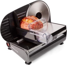 Andrew James 150W Electric Food Slicer with 3 Blades for Meat Bread Cheese