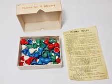 Vintage Halma 4 Colors Plastic