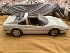1986 Mattel Vintage Rare Barbie White Ferrari Convertible Car in GC