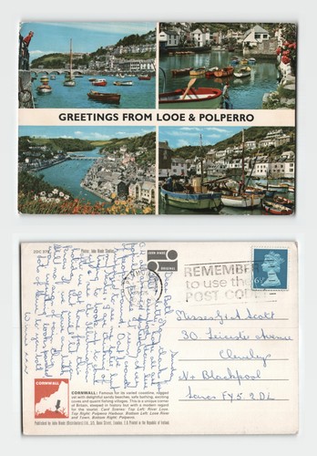 Postcard greetings from - -,