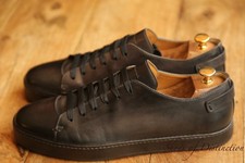 Santoni Burnished Black