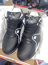 Nike Air Flight 89 Black and White Trainers Men’s Size 8UK Brand New 