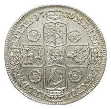 1/2 Crown Halfcrown 1739