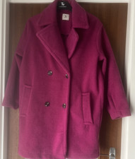 TU Ladies Pink coat with pockets Size M