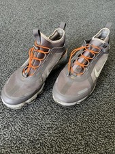 Nike Shoes Mens Size UK 7.5 Air VaporMax Utility Grey Thunder Orange Trainers