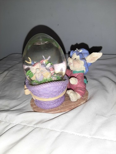 Bunny rabbit with spring - with, snow