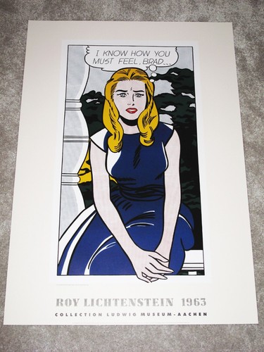 Roy lichtenstein poster i - lichtenstein,