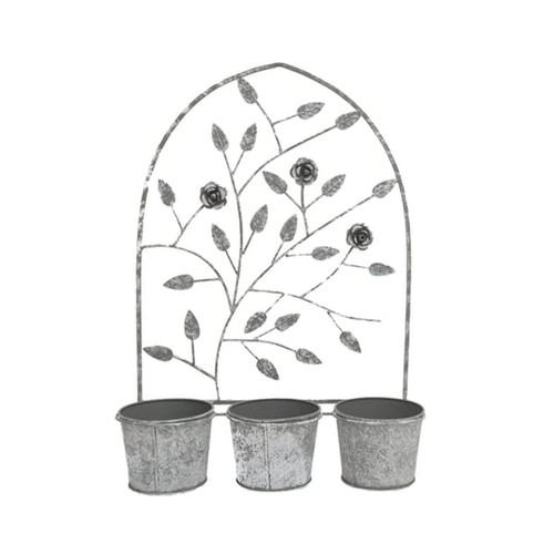 Metal planter wall stand - metal,