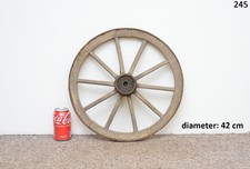 Vintage old wooden cart wagon