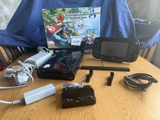 Nintendo Wii U Mario Kart 8 32GB Black Console, Complete Boxed