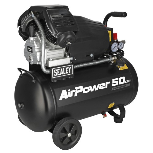 Sealey 50l twin - 50l, v-twin
