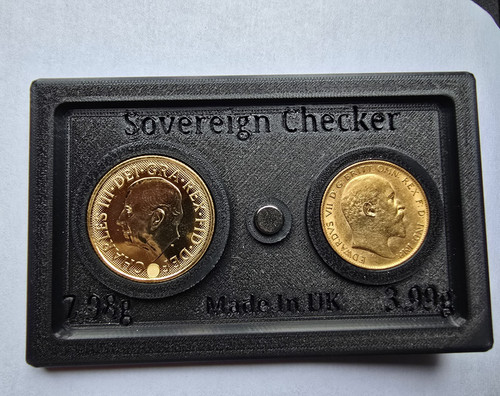 Gold sovereign coin checker - sovereign,