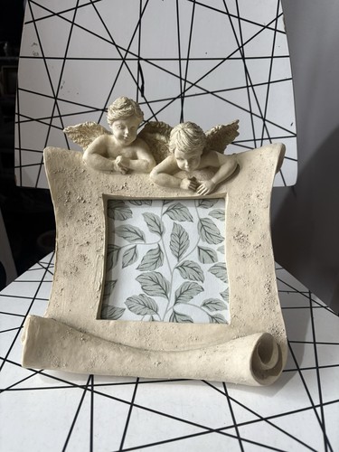 Cherub angel scroll photo - angel,