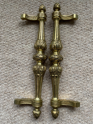 Large vintage door pulls - vintage,