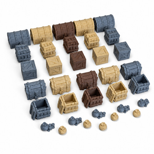 Miniature treasure chests - treasure,