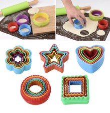 6xCookie Cutter Mould Mold