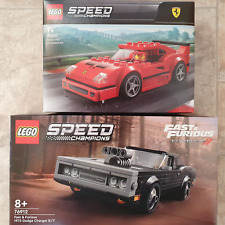 LEGO Speed Champions Fast & Furious 1970 Dodge Charger 76912 + Ferrari F40 75890