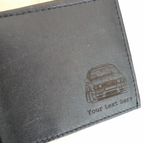 Bmw e30 engraved - engraved, leather