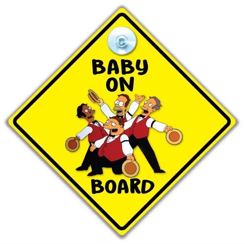 Simpsons baby board - on,