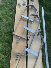 Art deco vintage chrome shelf - art,