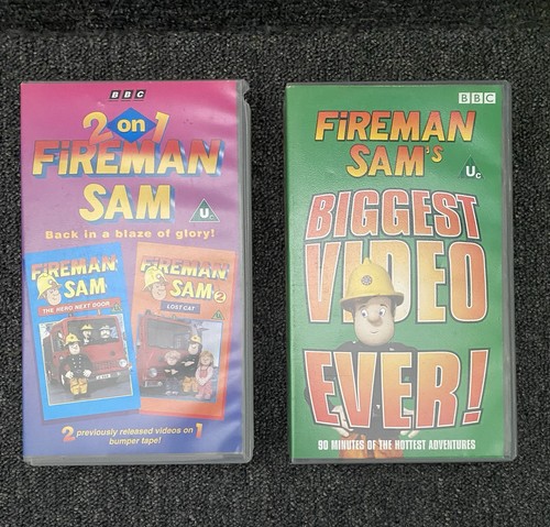 Fireman sam vhs video bundle - vhs,