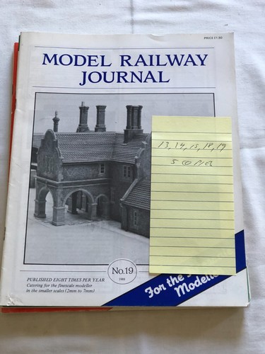 Model railway journal nos - nos., 13