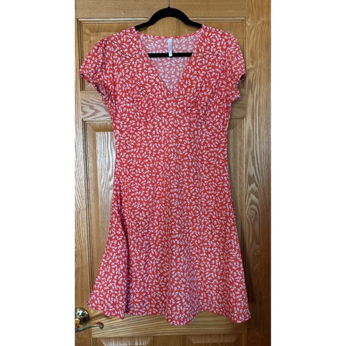 Beachsissi red orange floral - beachsissi, red/orange