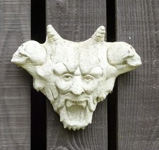 Nosferatu Dracula head hanging stone ornament