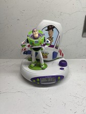 Lexibook Toy Story 4 Woody Buzz Disney Pixar Alarm Projector Bedside Sound Clock
