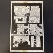 Original Artwork for Batman Riddler #1 Page 21 By Dave Taylor 1995