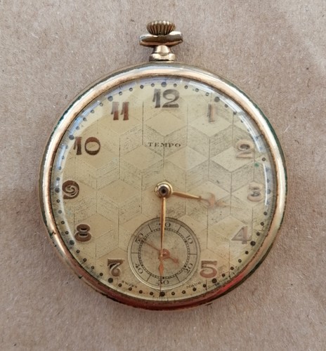 Tempo rolled gold pocket watch - tempo,