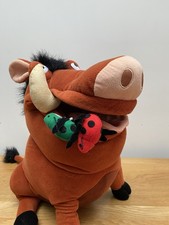 DISNEY LION KING PUMBAA PLUSH CUDDLY TOY 14”
