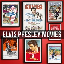 Classic Elvis Presley Movie Posters Vintage Wall Art Retro Poster Prints Gift