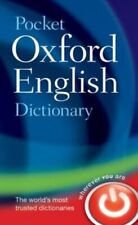 Pocket Oxford English Dictionary,Oxford Dictionaries,Sara Hawker