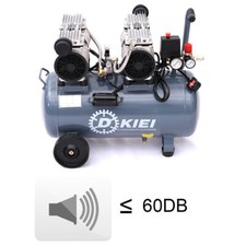 50 Litre Oilless Silent Air Compressor 3.5 HP 9.6 CFM 60db Quite Portable Garage