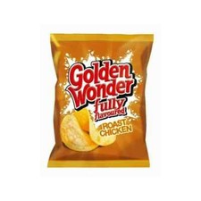 Golden Wonder Crisps Box of 36 x 25g Roast Chicken NEW STOCK - Free Delivery