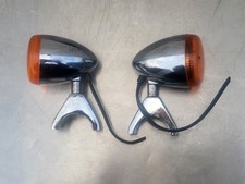 Front OEM bullet indicators for a Harley Davidson Sportster Dyna Softail